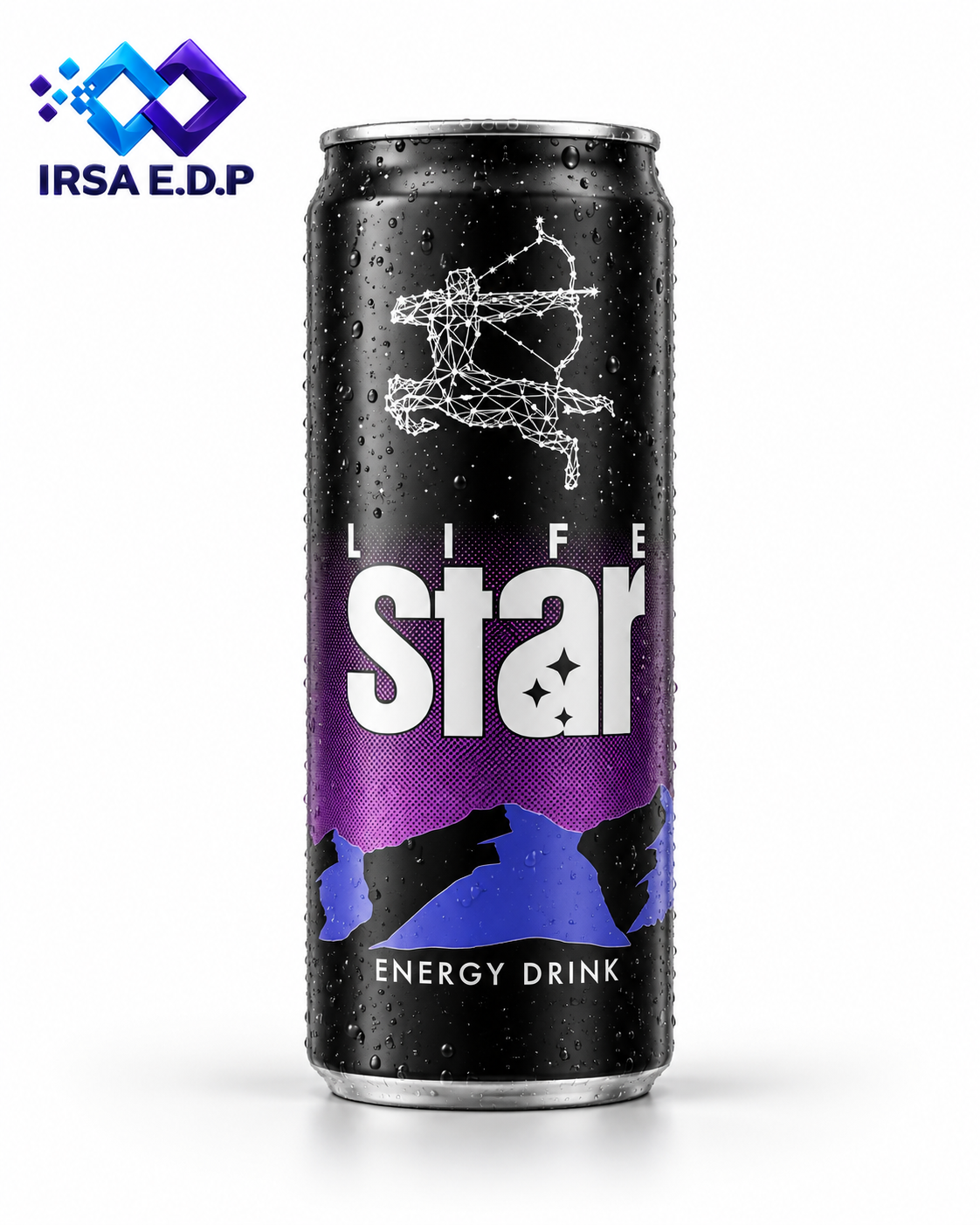پک 24 عددی نوشابه انرژی زا لایف استار 250 سی سی توتی فروتی