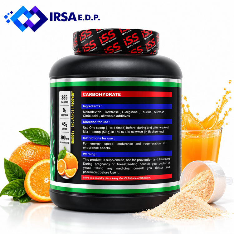 پودر کربوهیدرات و ال آرژنین آی اس اس 2700 گرم